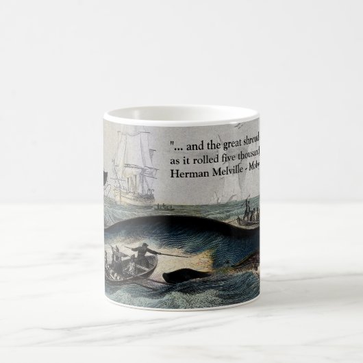 Moby Dick quote en Mok walvis (Center)