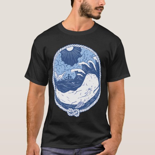 Moby dick t-shirt (Voorkant)