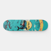 Moby-Dick Whale Persoonlijk Skateboard (Horizontaal)