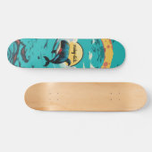 Moby-Dick Whale Persoonlijk Skateboard (Horizontaal)
