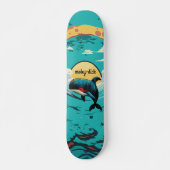Moby-Dick Whale Persoonlijk Skateboard (Voorkant)