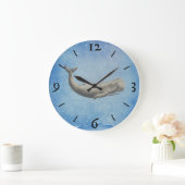 Moby-Dick Whale Wall Clock Grote Klok (Huis)