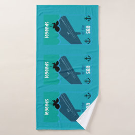 Moby Dick Zee Fantasy | Funny Ocean and Zee Servin Badhanddoek