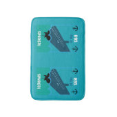 Moby Dick Zee Fantasy | Funny Ocean and Zee Servin Badmat (Voorkant Verticaal)