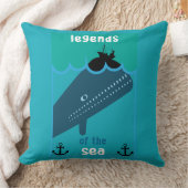 Moby Dick Zee Fantasy | Funny Ocean and Zee Servin Kussen (Deken)