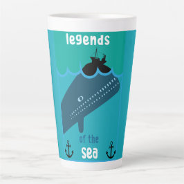 Moby Dick Zee Fantasy | Funny Ocean and Zee Servin Latte Mok