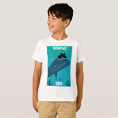 Moby Dick Zee Fantasy | Funny Ocean and Zee Servin T-shirt (Voorkant volledig)