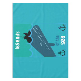 Moby Dick Zee Fantasy | Funny Ocean and Zee Servin Tafelkleed