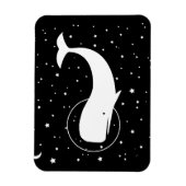 MOBY IN DE RUIMTE MAGNEET (Verticaal)