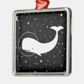 MOBY IN RUIMTE METALEN ORNAMENT (Links)