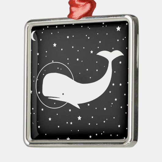 MOBY IN RUIMTE METALEN ORNAMENT (Links)