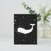 Moby in Space Briefkaart (Staand voorkant)