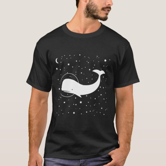 Moby in Space T-shirt (Voorkant)