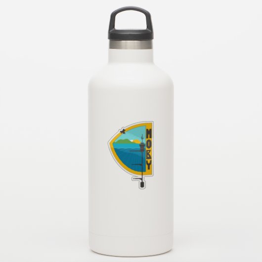 MOBy logo Sticker (Waterfles)