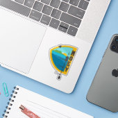 MOBy logo Sticker (Laptop met iPhone)