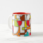 Moca 2 tweekleurige koffiemok (Voorkant links)