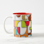Moca 2 tweekleurige koffiemok (Links)