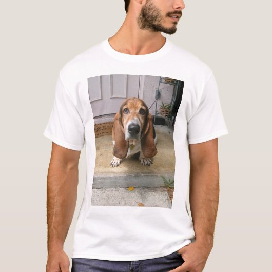 Mocca recht omhoog t-shirt (Voorkant)
