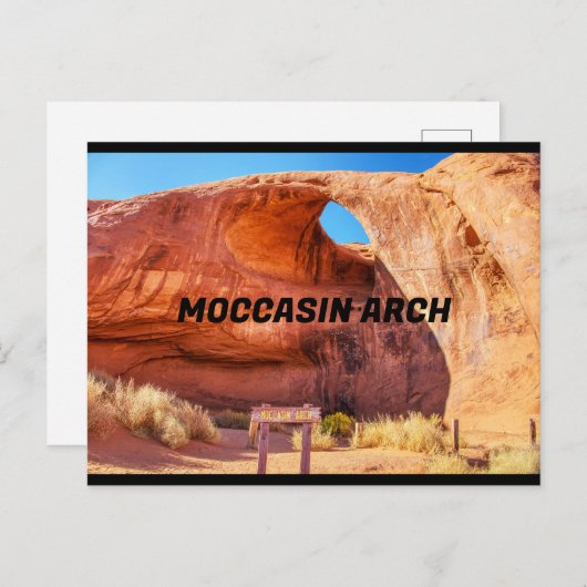 Moccasin Arch Briefkaart (Voorkant / Achterkant)