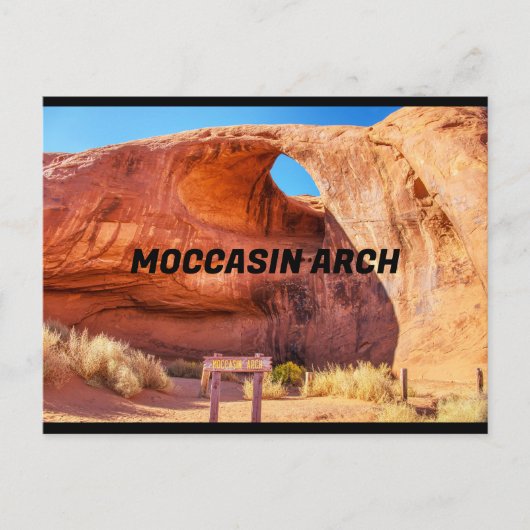 Moccasin Arch Briefkaart (Voorkant)