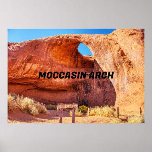 Moccasin Arch Poster (Voorkant)