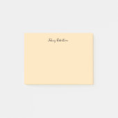Moccasin Peachy Yellow Plain Elegant Professional Post-it® Notes (Voorkant)