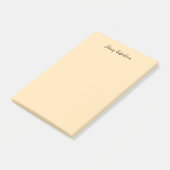 Moccasin Peachy Yellow Plain Elegant Professional Post-it® Notes (Schuin)