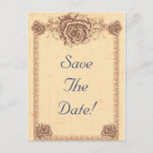 Moccasin  Roos sparen de Datum Aankondigingskaart (Voorkant)