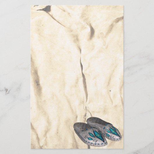 Moccasins met eigen Amerikaanse schrijfkunst Briefpapier (Voorkant)