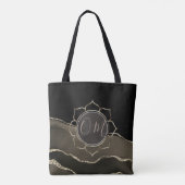 Mocha Agate Glittery OM Tote Bag (Achterkant)