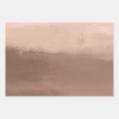 Mocha Aquarel Abstract Inpakpapier Vel (Voorkant)