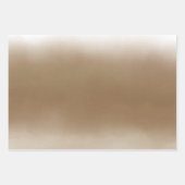 Mocha Aquarel Abstract Inpakpapier Vel (Voorkant 3)