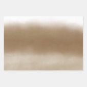 Mocha Aquarel Abstract Inpakpapier Vel (Voorkant)