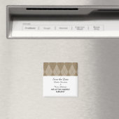 Mocha Argyle sparen de Datum Magnet (Insitu (Vaatwasser))