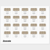 Mocha Argyle sparen de Stickers van de Datum (Vel)