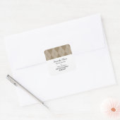Mocha Argyle sparen de Stickers van de Datum (Envelop)