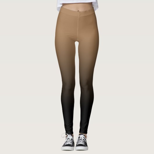 Mocha Black Ombre Leggings (Voorkant)
