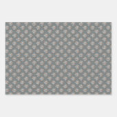 Mocha & Blauwgroen Abstract accent Mandala Ogee Sc Inpakpapier Vel (Voorkant 3)