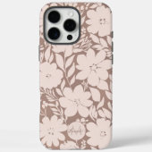 Mocha Blossom Elegance Case-Mate iPhone Case (Achterkant)