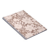 Mocha Blossom Elegance Notitieboek (Rechterzijde)