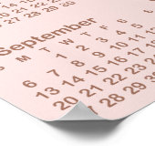 Mocha Blush 2026 Photo Calendar 20x28 Poster (Hoek)