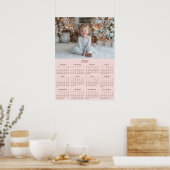 Mocha Blush 2026 Photo Calendar 20x28 Poster (Keuken)
