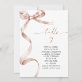 Mocha Bow Tafelnummer Zitenkaart (Achterkant)