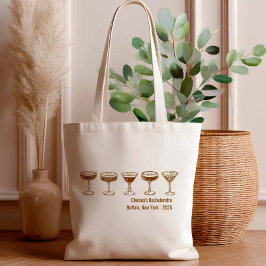 Mocha Bridesmaid Espresso Martini Bachelorette Tote Bag