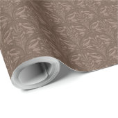 Mocha Brown Art Deco Cadeaupapier (Rol Hoek)