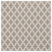 Mocha Brown Marokkaanse print Stof (Swatch)