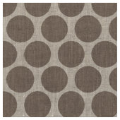 Mocha Brown Mod Stippen Stof (Close Up)