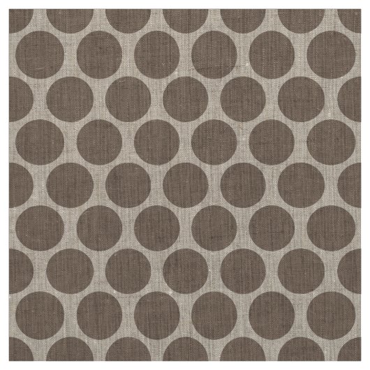 Mocha Brown Mod Stippen Stof (Swatch)