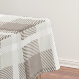 Mocha Brown Moroccan buffalo plaid check Tafelkleed