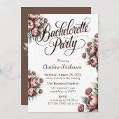 Mocha Brown schilderde het vrijgezellenfeest van P Kaart (Voorkant / Achterkant)